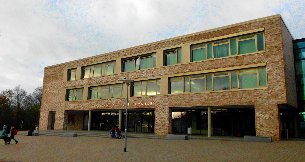 Außenansicht der KGSE Erich Kästner Gemeinschaftsschule Elmshorn